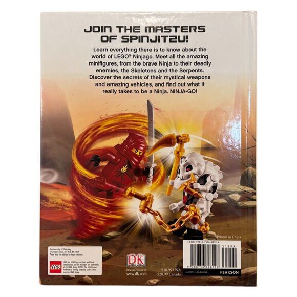 LEGO Ninjago: Character Encyclopedia (No Minifigure) Hardcover Book By DK - Picture 2 of 7